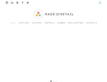 Tablet Screenshot of madeforretail.com